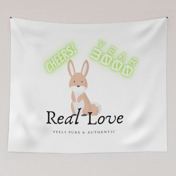 Item preview, cute rabbit with some texts designed and sold by Mohamedsherin1.