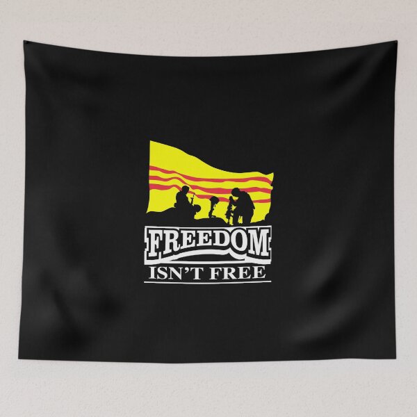 Item preview, Vietnam Flag Freedom isn't Free Long Sleeve T-Shirt designed and sold by erstrudy75.