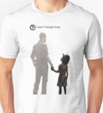 Ich werde das nicht vergessen. Unisex T-Shirt