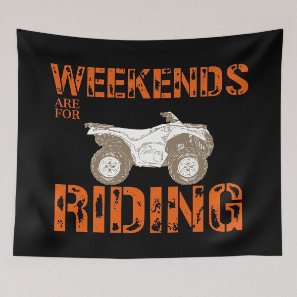 Item preview, Weekends are for riding designed and sold by Monkey204.