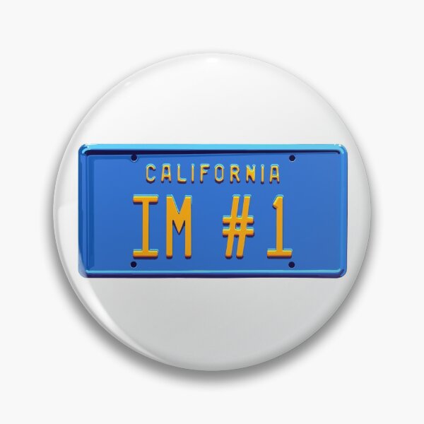 Item preview, IM #1 License Plate - San Diego California designed and sold by VacationCity.