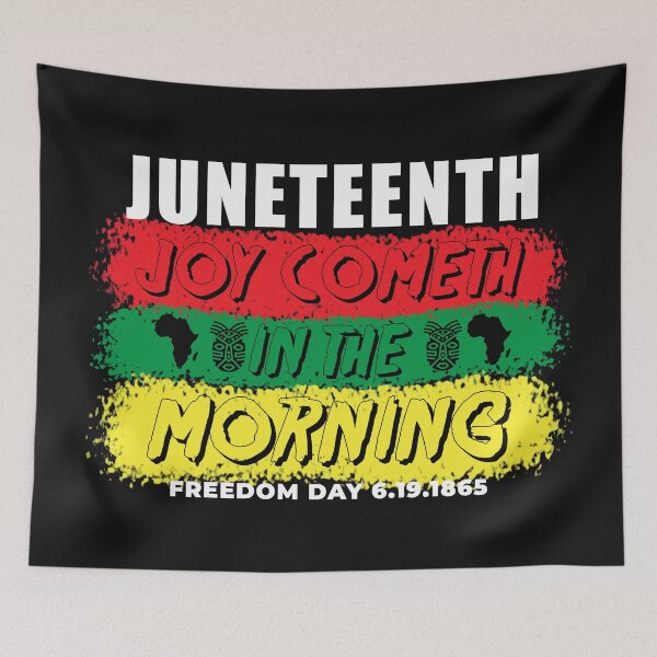 Item preview, Juneteenth Joy Cometh In The Morning Freedom Day June 19th Holiday White 2 designed and sold by travellb.