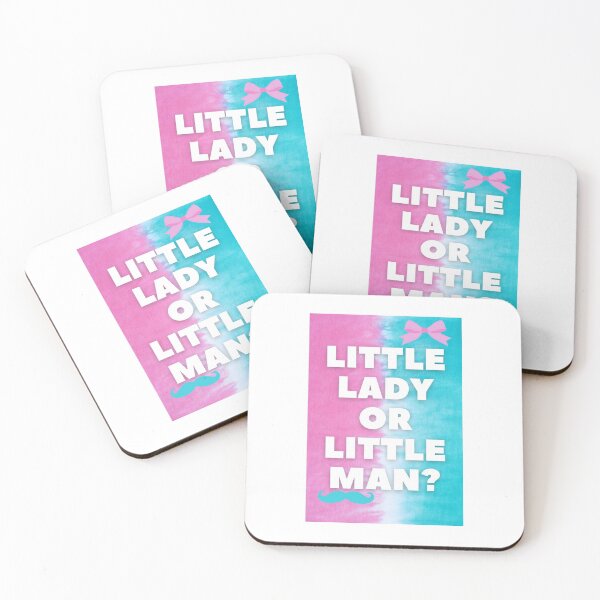 Artikelvorschau, Gender Reveal - Kleine Dame oder kleiner Mann entworfen und verkauft von geekygirlprint.