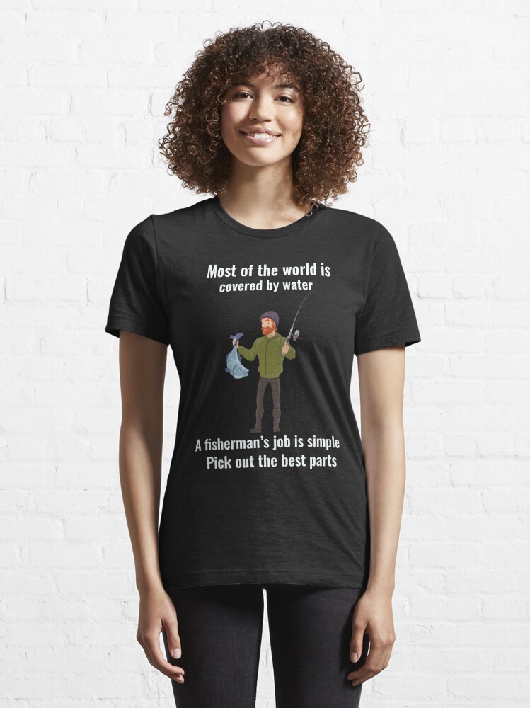 Funny Fishing Quote Design, Fisherman Humor Gift,' Men's Tall T-Shirt