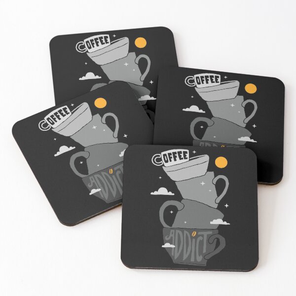 Item preview, Adorable Coffee Addict Caffeine Beverage Tower designed and sold by ozunu.
