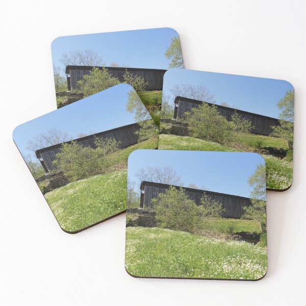 Item preview, 17-101-01 Johnson Creek Covered Bridge 110' 1862 designed and sold by gotucoveredart.