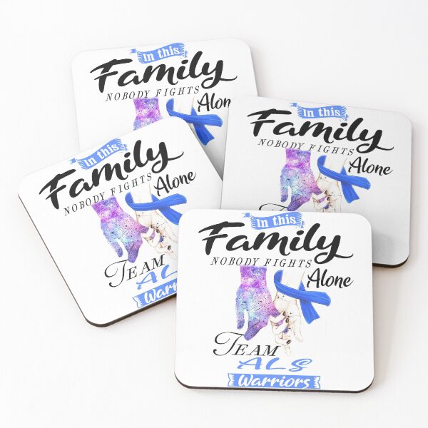 Item preview, In This Family No One Fights Alone Team ALS Warrior designed and sold by deputylove.