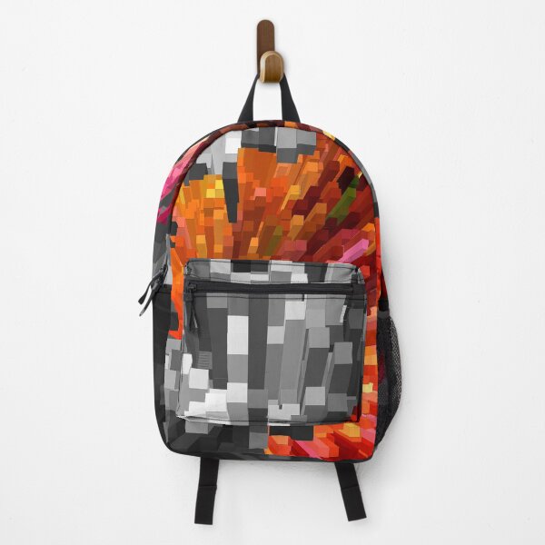 A-Synch Ext Wacky Universe Digital Abstract Art Backpack