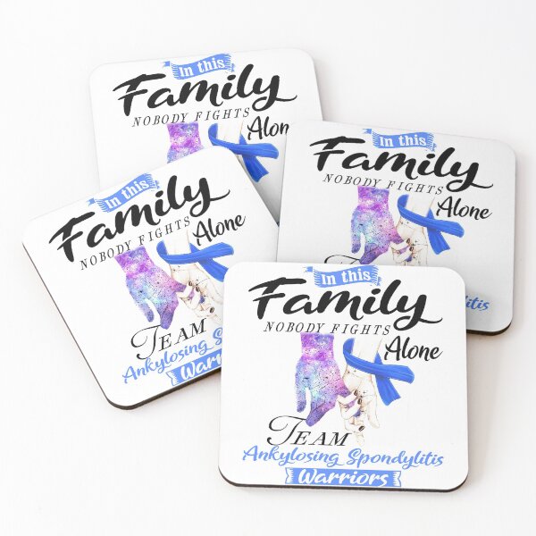 Item preview, In This Family No One Fights Alone Team Ankylosing Spondylitis Warrior designed and sold by deputylove.