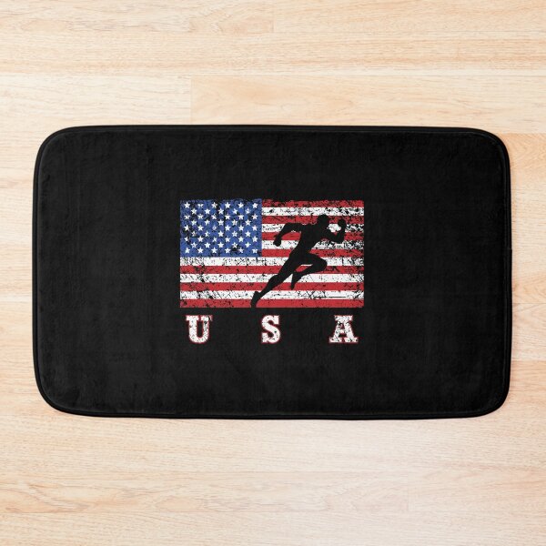 Item preview, American Flag Track & Field Hoodie, USA Gift, Track Team designed and sold by merystowe1.