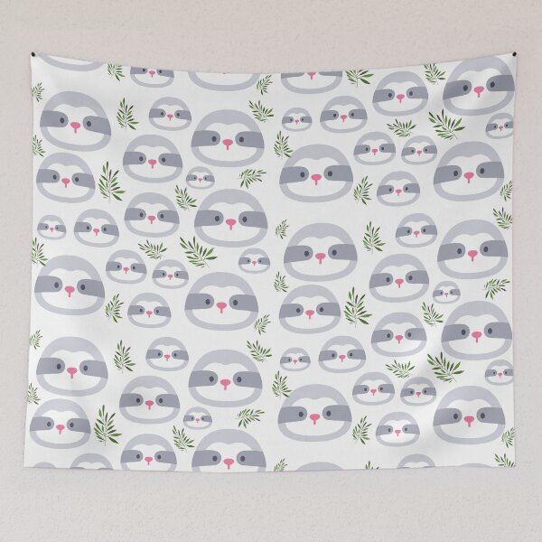Item preview, Sloth pattern 2 designed and sold by Meggie-moos.