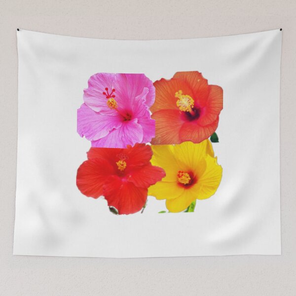 Item preview, Rainbow of Hibiscus Flowers in Bloom designed and sold by AbiLeads.
