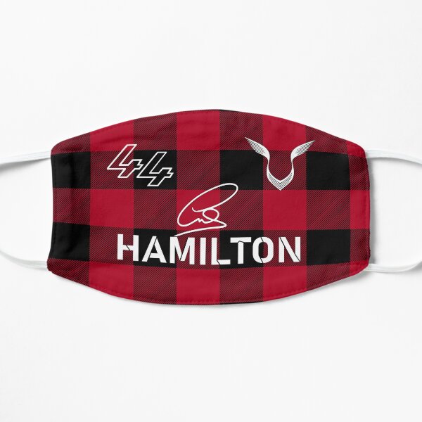 Lewis Hamilton Special Signed Red 2021 Flat Mask
