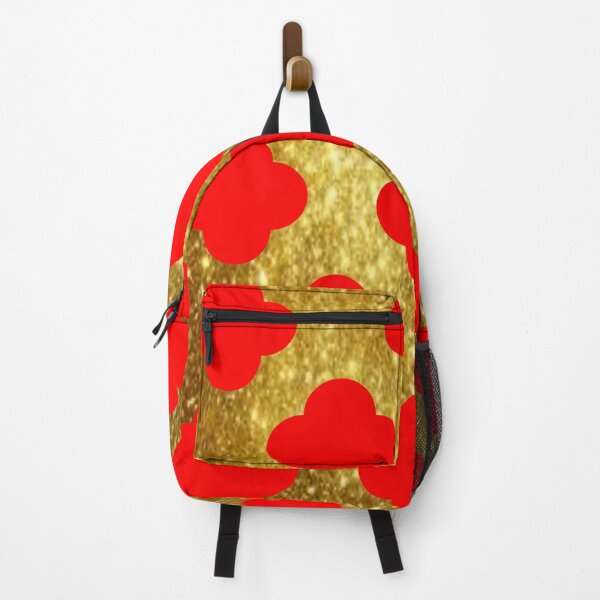 Item preview, basic red flower design with sparkly gold background designed and sold by nigejohn.