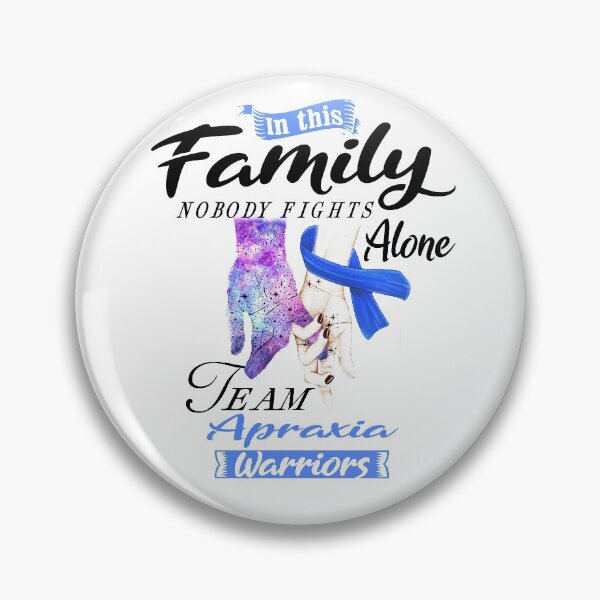 Item preview, In This Family No One Fights Alone Team Apraxia Warrior designed and sold by deputylove.