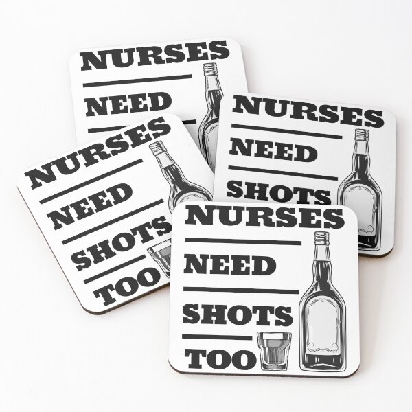 Item preview, Nurses Need Shots Too awesome funny design for all the cool workers . designed and sold by thebaronart.