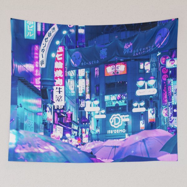 Item preview, cyberpunk neon night designed and sold by cyberpunkworld.