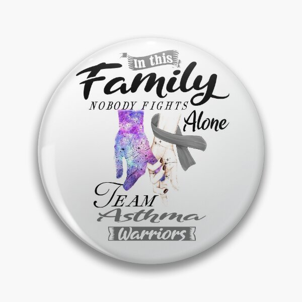 Item preview, In This Family No One Fights Alone Team Asthma Warrior designed and sold by deputylove.