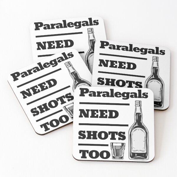 Item preview, Paralegals Need Shots Too awesome funny design for all the cool workers . designed and sold by thebaronart.