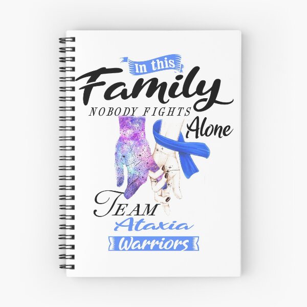Item preview, In This Family No One Fights Alone Team Ataxia Warrior designed and sold by deputylove.