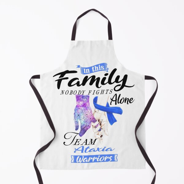 Item preview, In This Family No One Fights Alone Team Ataxia Warrior designed and sold by deputylove.