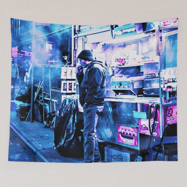 Item preview, Cyberpunk Shopping Night designed and sold by cyberpunkworld.