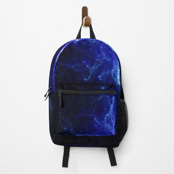 Item preview, Abstract blue and purple lines on black background designed and sold by tatkhagata.