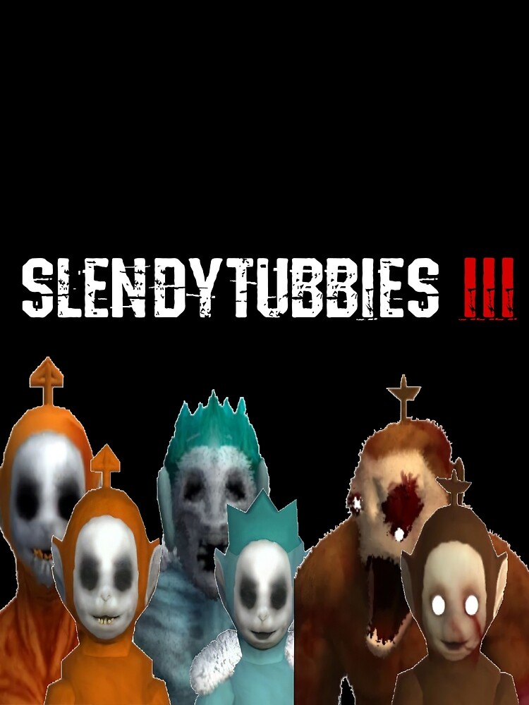 Slendytubbies 3 The Gang Sticker for Sale by Nicogamer1