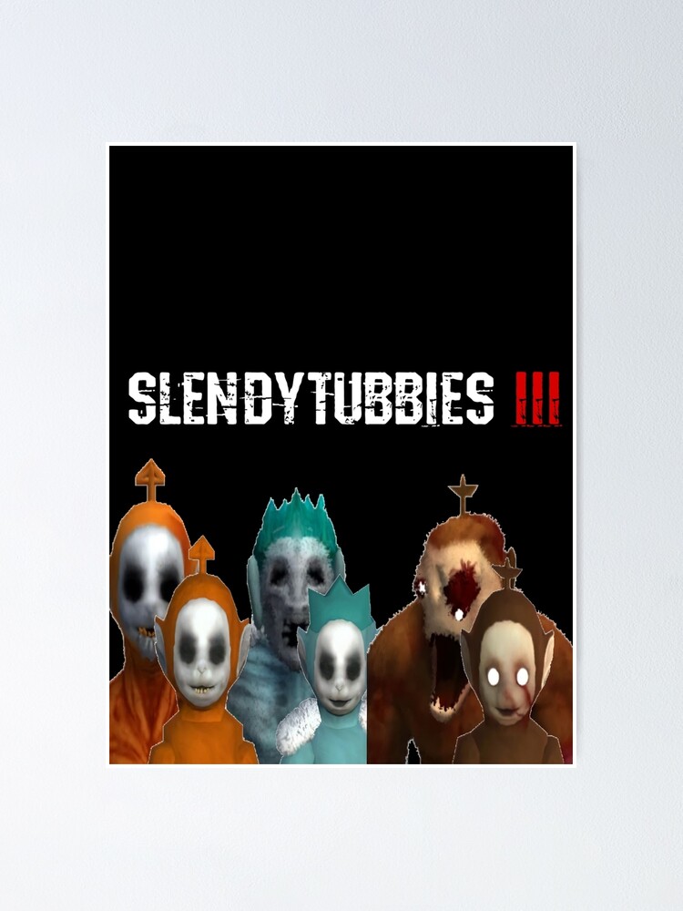 Slendytubbies 3 The Gang Sticker for Sale by Nicogamer1