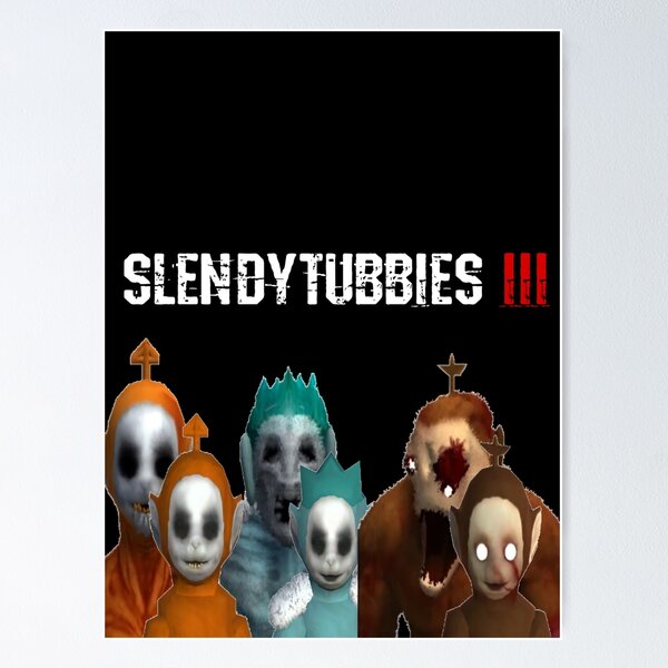 Slendytubbies - Design 1 Poster for Sale by StrickeN1994