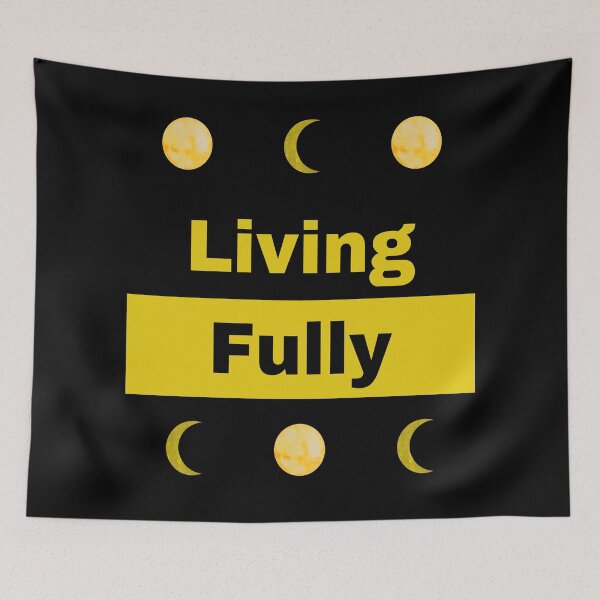 Item preview, Yellow Living Fully/Venus & Crescent Moon Pattern Set designed and sold by ShaunSandhu.
