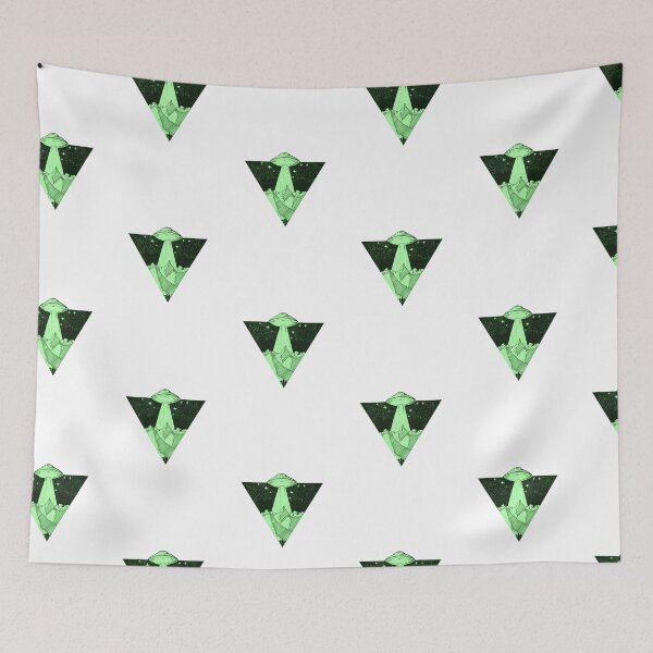 Item preview, Green Alien Area 51 Mountain Beam Me Up Artistic Decal designed and sold by TrashPandaCreative.