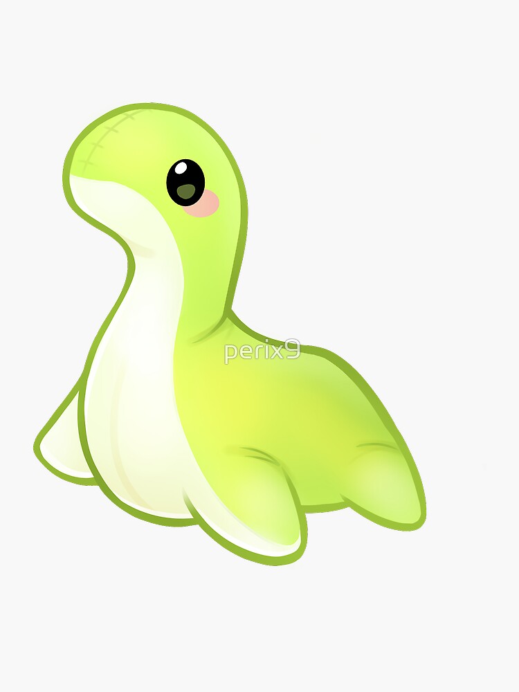 "cute nessie apex drawing" Sticker for Sale by perix9 Redbubble
