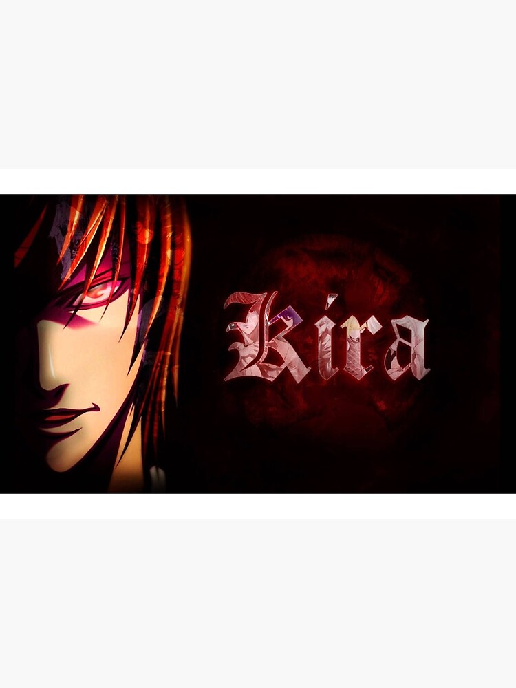 Yagami Light Kira Death Note Galeriedruck Von Animalsland Redbubble