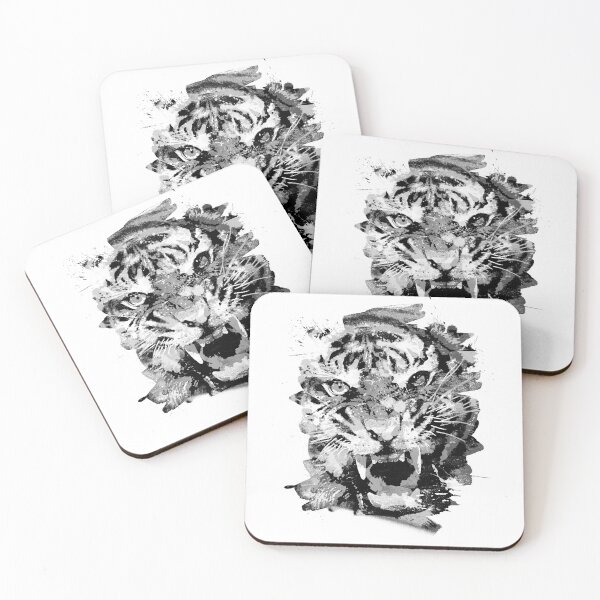 Item preview, angry tiger designed and sold by HandsomeCat.