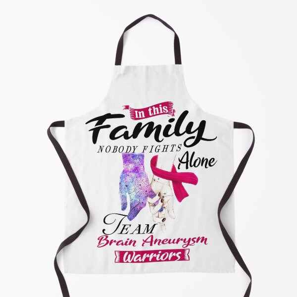 Item preview, In This Family No One Fights Alone Team Brain Aneurysm Warrior designed and sold by deputylove.