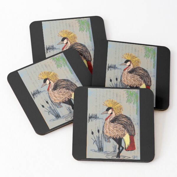 Item preview, Grey Crested Crane designed and sold by Paul Bridgeman.