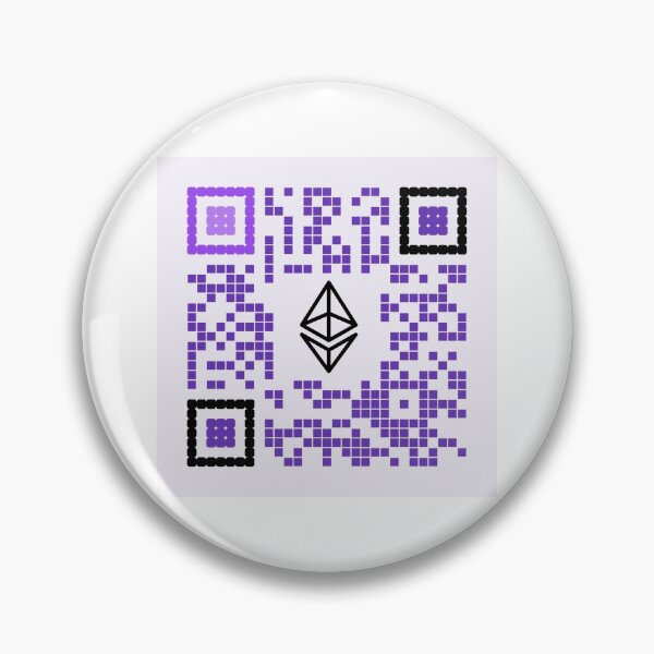 Item preview, Ethereum Crypto Scannable QR Code (Design 1) designed and sold by Gorgonize.