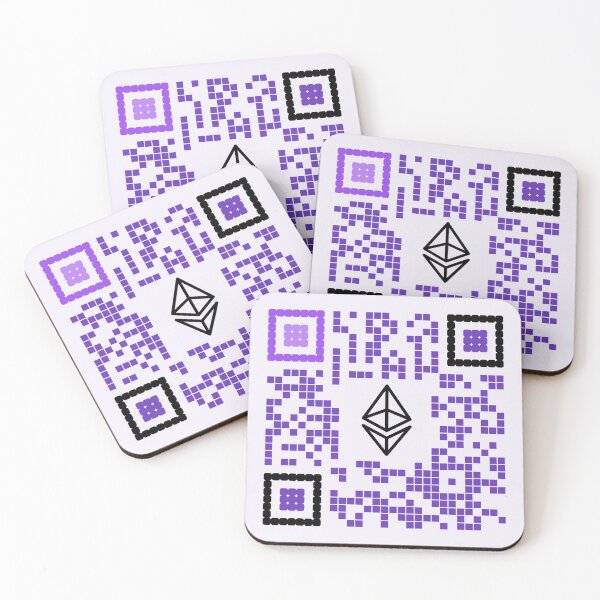 Item preview, Ethereum Crypto Scannable QR Code (Design 1) designed and sold by Gorgonize.