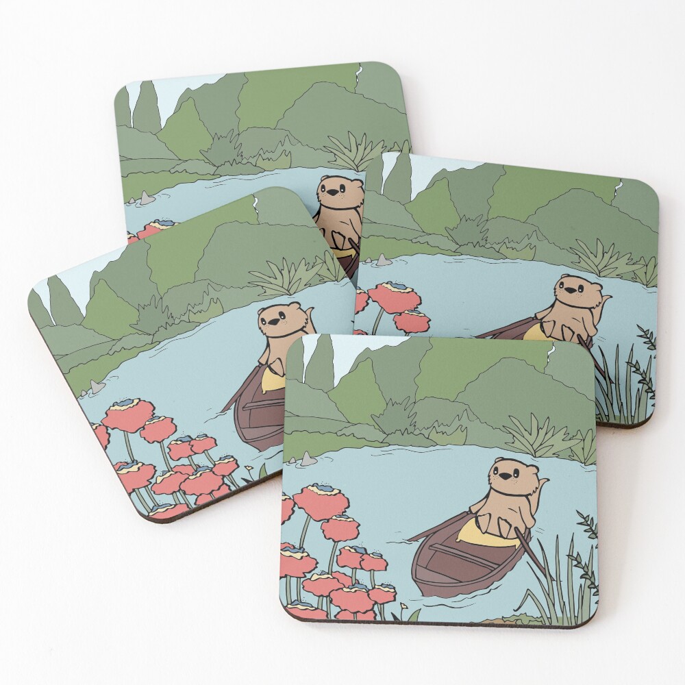 Item preview, Coasters (Set of 4) designed and sold by Otter-Grotto.