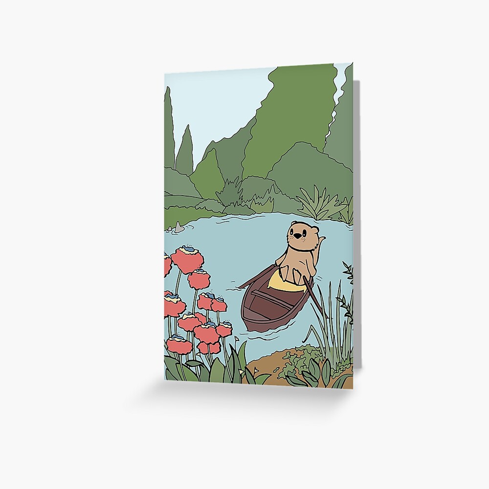 Item preview, Greeting Card designed and sold by Otter-Grotto.