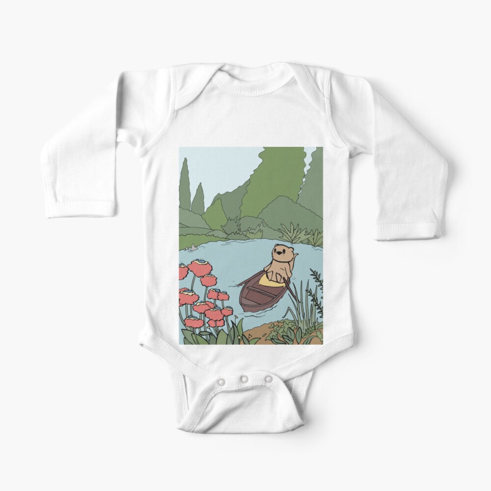 Item preview, Long Sleeve Baby One-Piece designed and sold by Otter-Grotto.