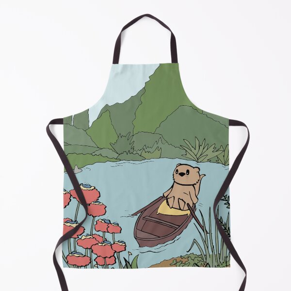 Item preview, Otter Has a Peaceful Moment in a Rowboat designed and sold by Otter-Grotto.