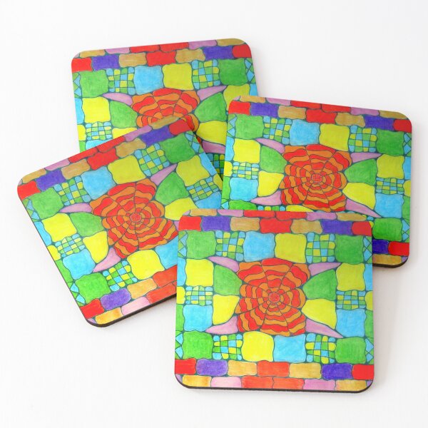 Item preview, 551 - PATCHWORK DESIGN - 02 - DAVE EDWARDS - COLOURED PENCILS - 2021` designed and sold by BLYTHART.