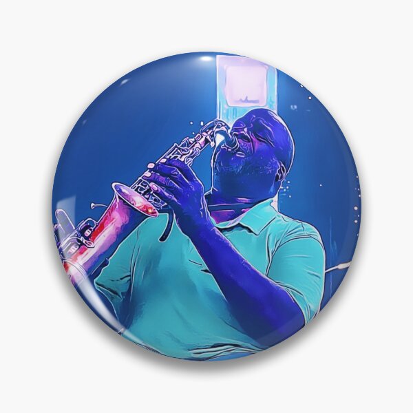 Item preview, Saxophonist in a cyberpunk world designed and sold by cyberpunkworld.
