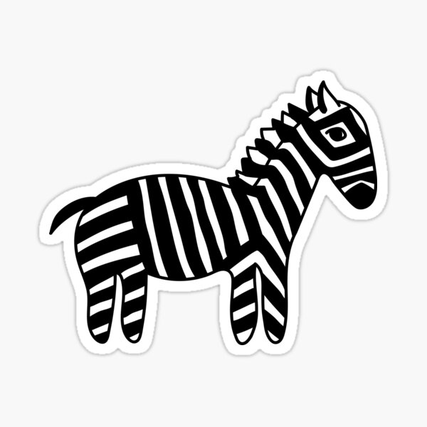 Zebra Baby Sticker