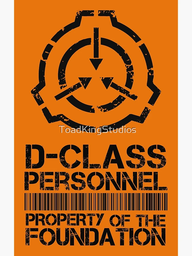 SCP Foundation: D-Class Poster for Sale by Rebellion-10