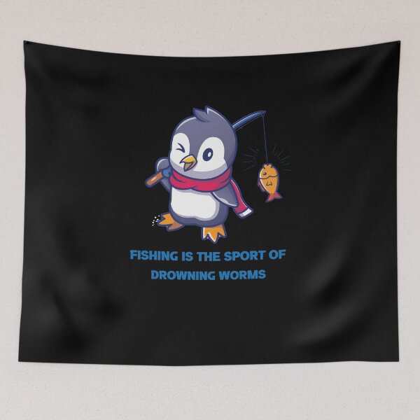 Item preview, Fishing is the sport of drowning worms.cute  gifts for fishing lovers  designed and sold by DANT-shirts.