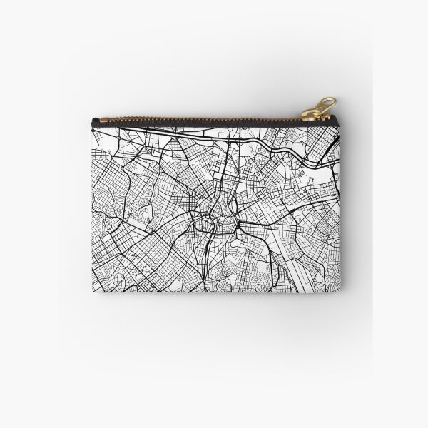 Item preview, Sao Paulo Map, Brazil - Black and White designed and sold by MainStreetMaps.