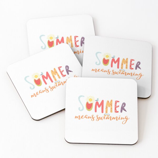 Item preview, summer means swimming  designed and sold by lunajoon.